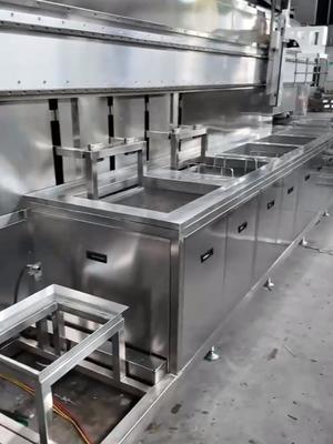 Single Arm Automatic Ultrasonic Cleaning Machine Powerful With Up And Down Oscillation