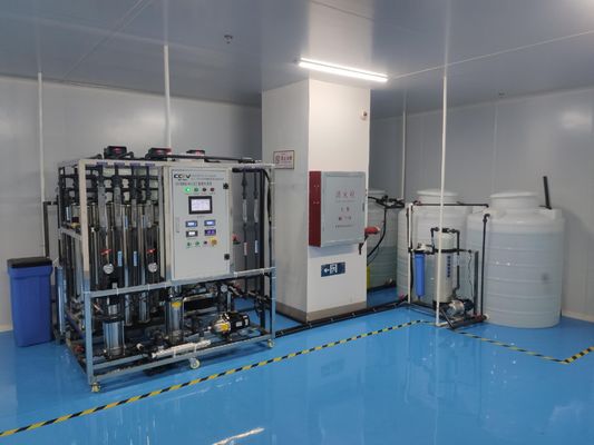 Καλή τιμή Industrial Pure Water Equipment for Glass Cleaning Washing with 2 Tons per Hour Capacity and 1-5us/cm Resistivity at 25℃ Design Temperature σε απευθείας σύνδεση