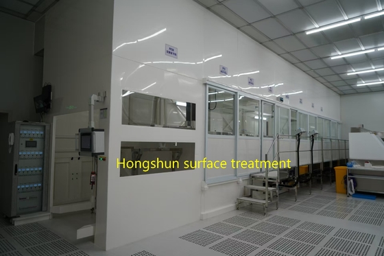 Fully Automatic Powder Coating Production Line Adjustable Speed For Aluminum Parts