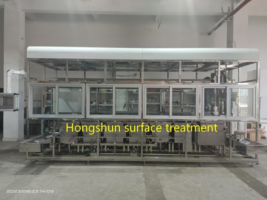 Fully Automatic Ultrasonic Cleaning Equipment 2880W 28KHZ For Metal Parts