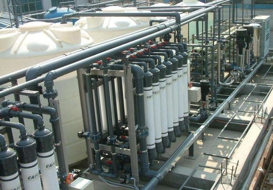 Compact Industrial Water Treatment Systems Adjustable Reclaimed Water System Customized