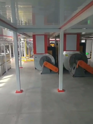 Environment Friendly Automated Powder Coating Line Metal Furniture Powder Coating Unit