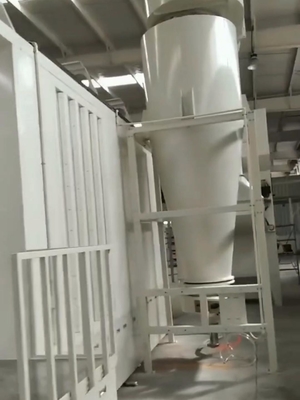 High Speed Automated Powder Coating Line Construction Materials Powder Coat Paint Line
