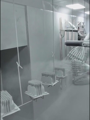 Energy Efficient Automated Powder Coating Line Compact Saving Space