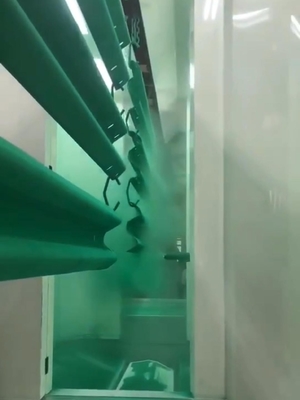 High Speed Automated Powder Coating Line Construction Materials Powder Coat Paint Line