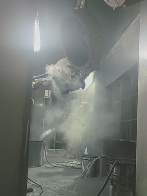 Energy Efficiency Automated Powder Coating Line Automotive Parts Metal Powder Coating Line