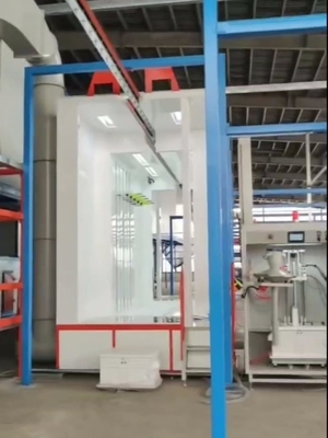 Compact Automated Powder Coating Systems With Quick Color Change For Decorative Items