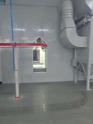 Energy Efficient Automated Powder Coating Line Compact Saving Space