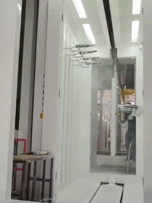 Customize Automated Powder Coating Line Power Saving Automatic Powder Coating Equipment