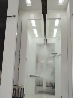 Flexible Fitness Equipment Automatic Powder Spraying Machine With Quick Change Powder Hopper