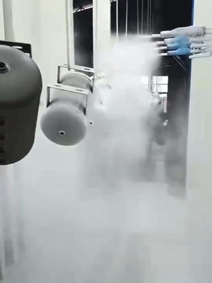 High Speed Automatic Powder Coating Machine With Recirculating System For Mass