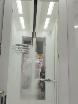 High Speed Automatic Powder Coating Machine With Recirculating System For Mass