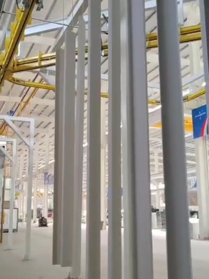 Energy - saving Automatic Powder Coating Equipment with Heat - recycling Curing Oven for Outdoor Equipment