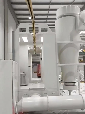 Multi Function Metal Powder Coating Line Convenient Operation With Color Spraying