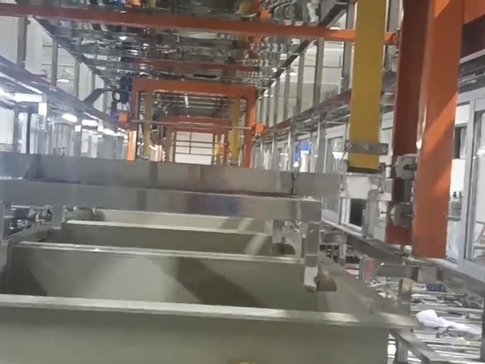 Solar Panel Frame Automated Anodizing Line with High Capacity