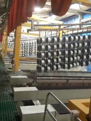 High-Speed Automated Anodizing Production Line With 40m/min Crane Speed For Aluminum Part Efficiency