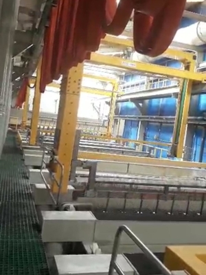 Gantry Structure Aluminium Anodizing Plant Corrosion Protection For Heavy Workpieces