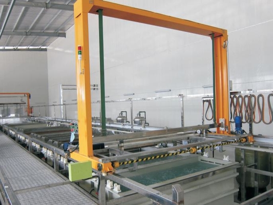 Electronics Industry Automated Anodizing Line Aluminum Cases Surface Treatment Equipment