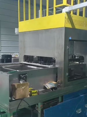 Copper Coils Spray Cleaning Machine Ultrasonic Cleaning Line With Coil Rotating System Drying HVAC Industry