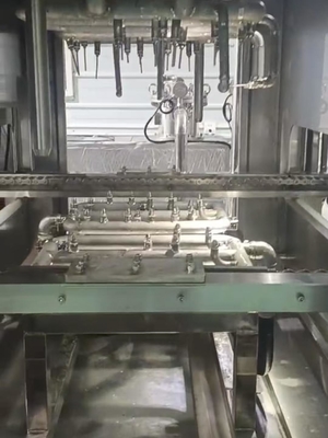 Aluminum Die Castings Spray Cleaning Machine Ultrasonic Cleaning Line Multi Nozzle Drying For Auto Parts