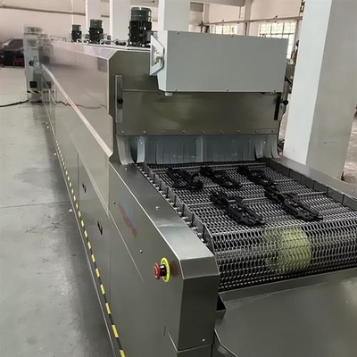 Tunnel Type Cleaning Line With Mesh Belt Conveyor Fixture-free