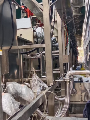 Stainless Steel Tubes Automated Ultrasonic Cleaner With Internal External Spray Drying For Food Industry
