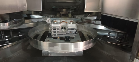 Brass Valves Spray Cleaning Equipment With Rotating Arms Drying for Plumbing Industry