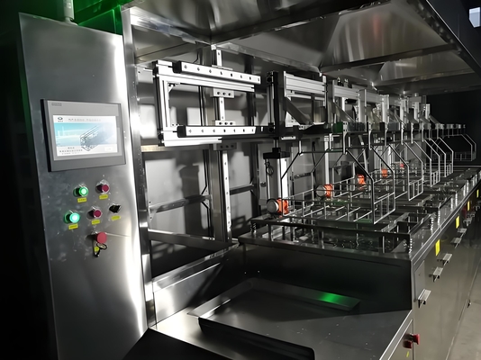 22-tanks Ultrasonic Cleaning Machine With Single-arm Automatic Handling Function