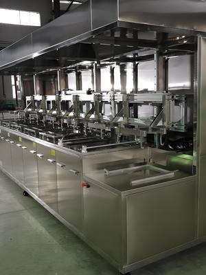 Bom preço Linha de Limpeza Ultrassônica Automática com 11 Tanques para Placas de Vidro on-line