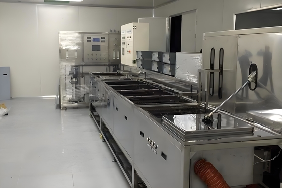 Die Cast Parts Ultrasonic Cleaning Line Automatic Ultrasonic Cleaner With Oscillation Mechanism