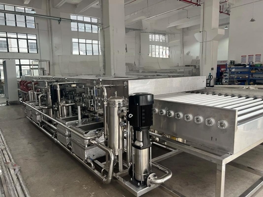 Ultrasonic Spraying Flat Glass Washing Line Architectural Industrial Glass Washer