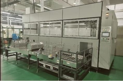 Compact Automatic Ultrasonic Cleaner Stamping Industry Surface Treatment Line