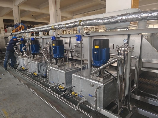 Automotive Parts Hydrocarbon Cleaning Machine Drying Surface Treatment Line