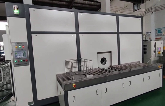 Metal Parts Surface Treatment Line Vacuum Hydrocarbon Cleaner Hot Air Dry For Oil Removal