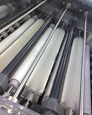 Roller Brush Flat Glass Washing Machine Pure Water Industrial Glass Washer For Electronic Display Glass