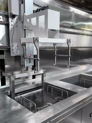 Single Arm Manipulator Conveying Cleaning Machine With Up And Down Stirring For Precision Cleaning
