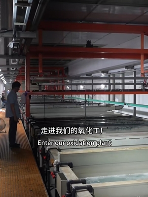 Sandblasting And Brightening Anodizer Machine Oxidation Production Line For 6 Series Aluminum Alloy