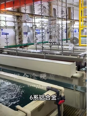 Aluminum Alloy Automated Anodizing Line High Precision Conductive Oxidation Production Line