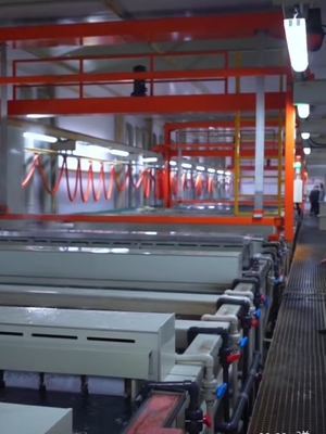 Color And Bright Oxidation Surface Treatment Line For Sandblasted Aluminum Alloy