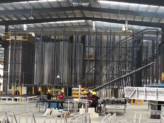 Vertical Powder Coating Production Line Equipment For Aluminum Profiles