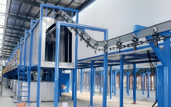 High-Adhesion Vertical Powder Coating System for Aluminum Profiles - Compliant with EN Standards