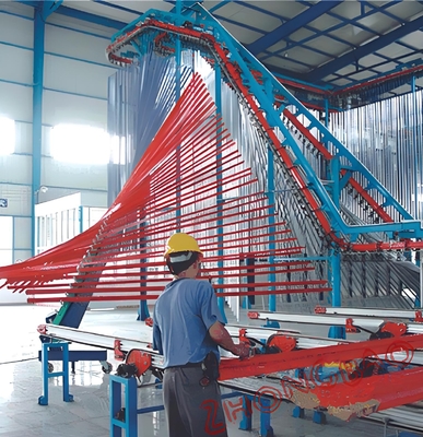 High-Speed Aluminum Profile Vertical Powder Coating Line Boost Productivity