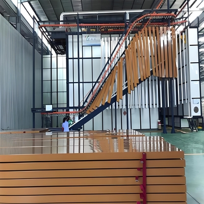 Eco-Friendly Vertical Powder Coating Machine for Aluminum Profiles