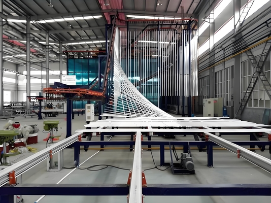 Integrated Aluminum Profile Vertical Powder Coating Machine - Pre-Treatment to Curing