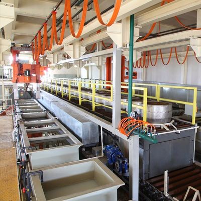 Semi-Automatic Anodizing Line With 2 Gantry Cranes For Aluminum Part Flexibility