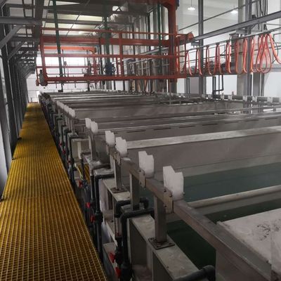 Goede prijs Geautomatiseerde Anodiseerlijn met Geclassificeerde Afvalwaterzuivering voor Milieuvriendelijke Aluminium Oxidatie online