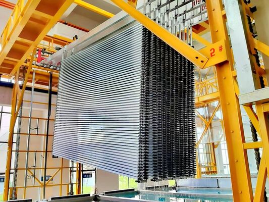 Buen precio Ingeniería llave en mano para líneas de electroforesis colorante anodizado de perfiles de aluminio en línea
